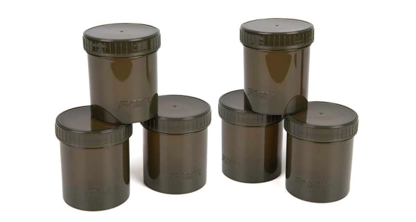 FOX - Škatuľka na nástrahy Edges Hookbait Pots Full 6 ks