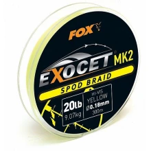 FOX - Splietaná šnúra Exocet MK2 Spod Braid 300 m Yellow 0,18 mm 9,07 m