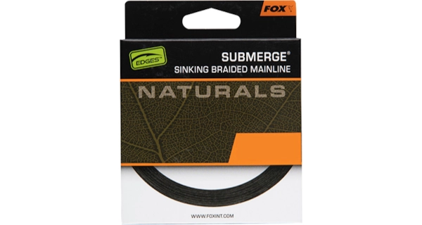 FOX - Splietaná šnúra Naturals Submerge Braid 300 m 0,30 mm 55 lb
