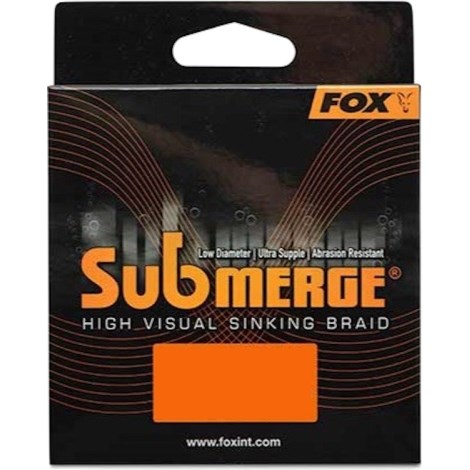 FOX - Splietaná šnúra Submerge Orange Sinking Braid 300 m 0,25 mm 45 lb