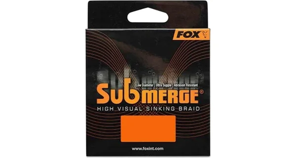 FOX - Splietaná šnúra Submerge Orange Sinking Braid 600 m 0,20 mm 35 lb