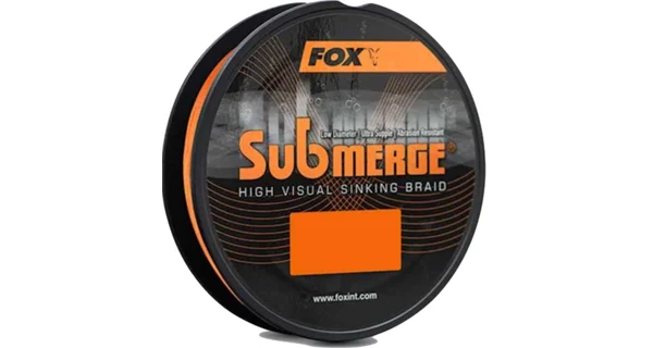 FOX - Splietaná šnúra Submerge Orange Sinking Braid 600 m 0,20 mm 35 lb