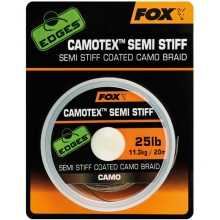 FOX - Stužená šnúrka Edges Camotex Semi Stiff Camo 20 m 35 lb