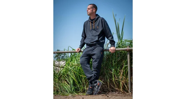 FOX - Tepláky Classic Joggers Black Orange veľ. 2XL