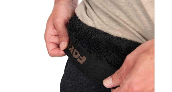 FOX - Tepláky Collection Sherpa Jogger Black Orange veľ. M