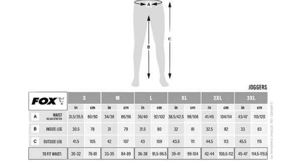 FOX - Tepláky LW Khaki Joggers veľ. 2XL