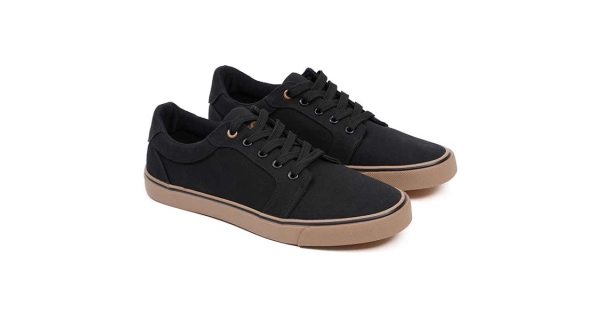 FOX - Topánky Black Canvas Shoe veľ. 45