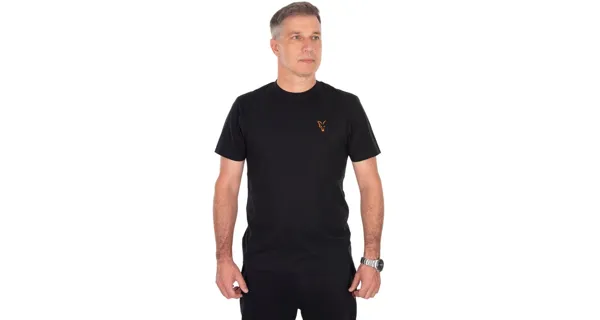 FOX - Tričko Classic T-Shirt Black Orange veľ. XL
