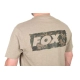 FOX - Tričko LW Khaki Large Print T-Shirt veľ. S