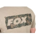 FOX - Tričko LW Khaki Large Print T-Shirt veľ. S