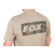 FOX - Tričko LW Khaki Large Print T-Shirt veľ. XL
