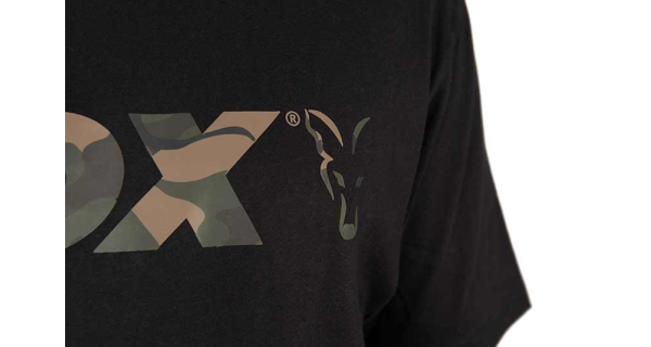 FOX - Tričko T-Shirt Black Camo Logo veľ. L