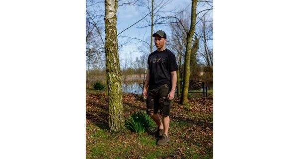 FOX - Tričko T-Shirt Black Camo Logo veľ. XL