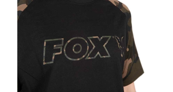 FOX - Tričko T-Shirt Black Camo Outline veľ. 2XL