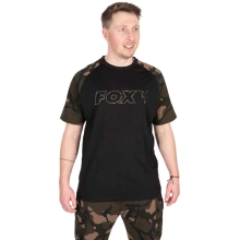 FOX - Tričko T-Shirt Black Camo Outline veľ. L