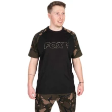FOX - Tričko T-Shirt Black Camo Outline veľ. M