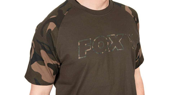 FOX - Tričko T-Shirt Khaki Camo Outline veľ. L