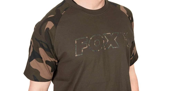 FOX - Tričko T-Shirt Khaki Camo Outline veľ. M