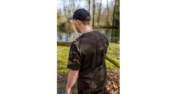 FOX - Tričko T-Shirt Khaki Camo Outline veľ. M