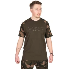 FOX - Tričko T-Shirt Khaki Camo Outline veľ. S