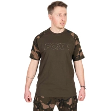FOX - Tričko T-Shirt Khaki Camo Outline veľ. XL
