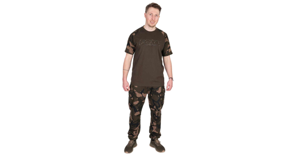 FOX - Tričko T-Shirt Khaki Camo Outline veľ. XL