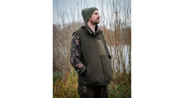 FOX - Vesta Olive Sherpa Hybrid Gilet veľ. S