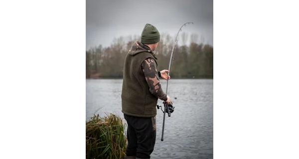 FOX - Vesta Olive Sherpa Hybrid Gilet veľ. S