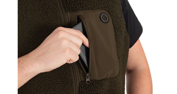 FOX - Vesta Olive Sherpa Hybrid Gilet veľ. S