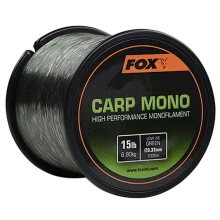 FOX - Vlasec Carp Mono Zelená 0,33 mm 15 lb 1000 m
