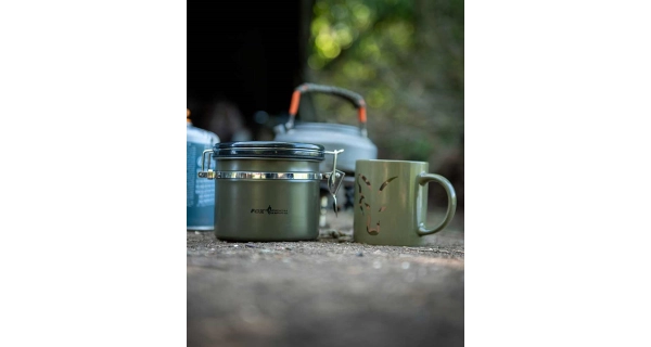 FOX - Vzduchotesná dóza Cookware Coffee Tea Khaki Storage 860 ml