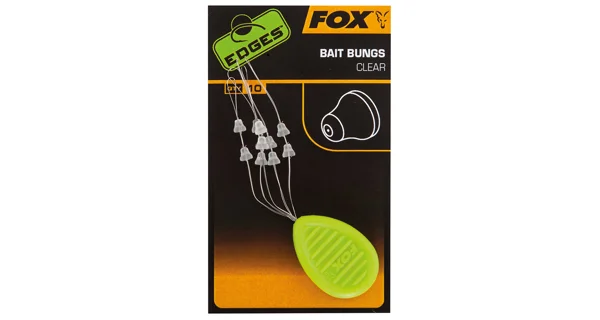 FOX - Zarážky Edges Essentrials Edges Bait Bungs 10 ks