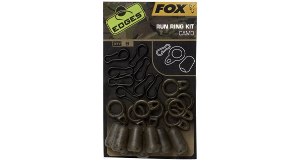 FOX - Záveska Edges Camo Run Ring Kit 8 ks