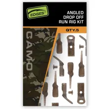 FOX - Závesky Edges Camo Angled Drop Off Run Rig Kit 5 ks