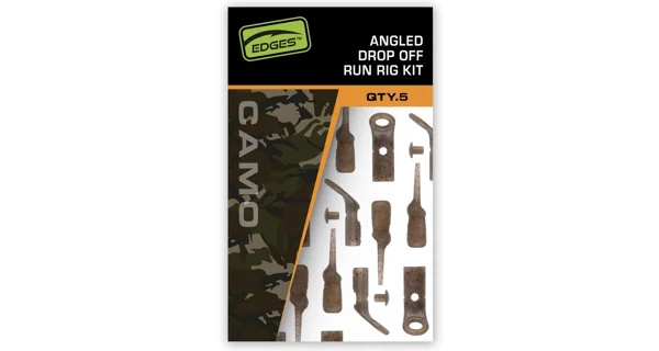 FOX - Závesky Edges Camo Angled Drop Off Run Rig Kit 5 ks