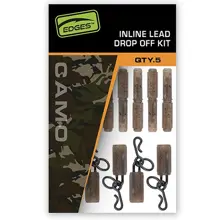 FOX - Závesky Edges Camo Inline Lead Drop Off Kit 5 ks