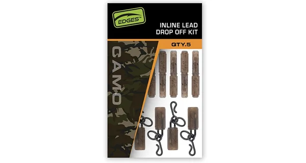 FOX - Závesky Edges Camo Inline Lead Drop Off Kit 5 ks
