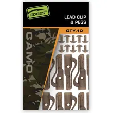 FOX - Závesky Edges Camo Lead Clip + Pegs 10 ks