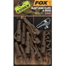 FOX - Závesky Edges Camo Silk Lead Clips & Pegs veľ. 10 10 ks