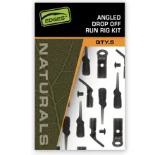 FOX - Závesky Edges Naturals Angled Drop Off Run Rig Kit 5 ks