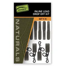 FOX - Závesky Edges Naturals Inline Lead Drop Off Kit 5 ks