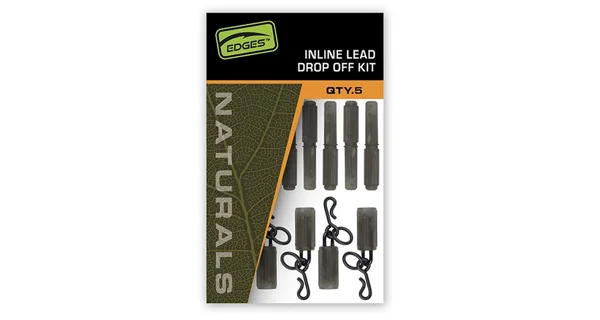 FOX - Závesky Edges Naturals Inline Lead Drop Off Kit 5 ks