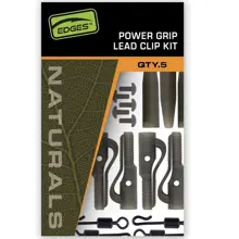 FOX - Závesky Edges Naturals Power Grip Lead Clip Kit 5 ks