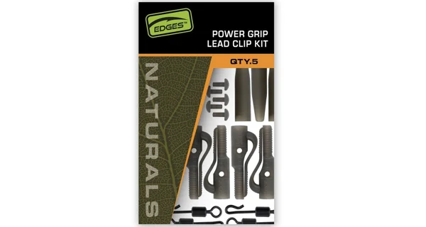 FOX - Závesky Edges Naturals Power Grip Lead Clip Kit 5 ks