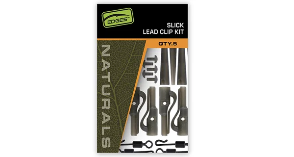 FOX - Závesky Edges Naturals Slik Lead Clip Kit 5 ks