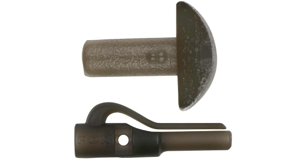 FOX - Závesky Edges Naturals Slik Lead Clip& Pegs veľ. 10 10 ks