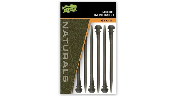 FOX - Závesky Edges Naturals Tadpole Inline Insert 10 ks