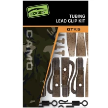 FOX - Závesky Edges Tubing Leadclip Kit Camo 5 ks