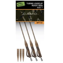 FOX - Závesky Edges Tubing Leadclip Ready Rigs Camo veľ. 7 3 ks
