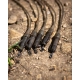 FOX - Závesky Edges Tubing Leadclip Ready Rigs Camo veľ. 7 3 ks
